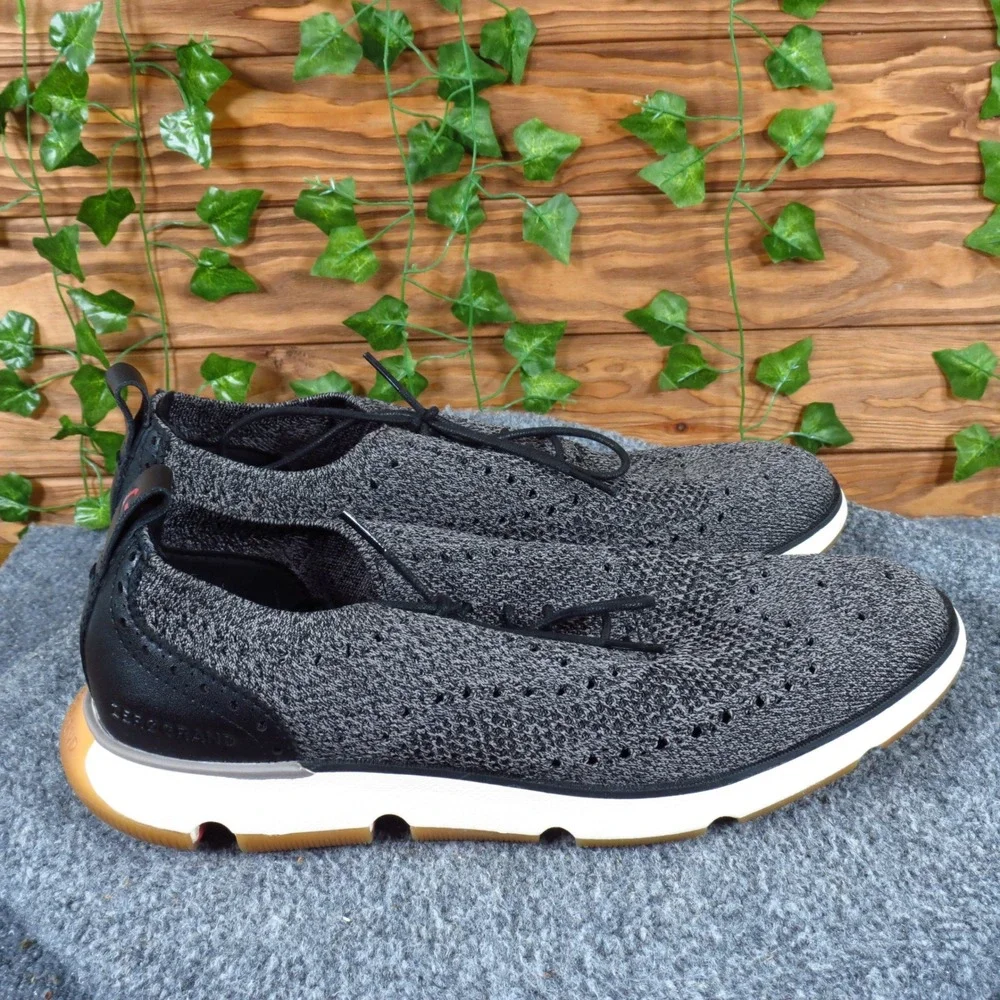 Cole Haan 4.ZERØGRAND Stitchlite Men Athletic Oxford Size 10‎ Casual Gray Knit